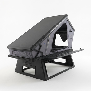 Tente de toit triangulaire en alliage d'aluminium à coque rigide personnalisée, ouverture rapide, imperméable, pour 2 personnes, <span class=keywords><strong>camping</strong></span> en plein air, tente pour camionnette - Product Image 1