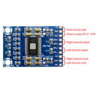 DC 12V-24V double canal Mini amplificateur numérique nouveau TPA3116D2 amplificateur carte Audio 50W carte amplificateur de puissance pour la maison
