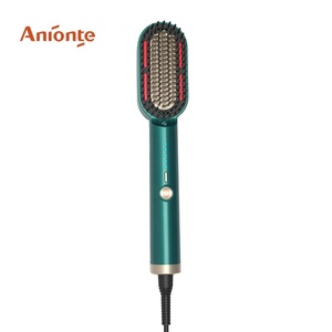 Cepillo alisador <span class=keywords><strong>de</strong></span> <span class=keywords><strong>pelo</strong></span> para <span class=keywords><strong>hombre</strong></span>, peine eléctrico, styler - Product Image 1
