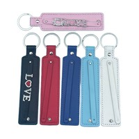 Porte-clés en cuir 8 mm, pendentif en alliage imitation cuir, DIY, pour couple, pendentif pour téléphone portable en PU, accessoires créatifs personnalisés