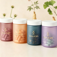 Bouteilles en verre de 4 oz à parois droites, pots verts avec bouchon CR, boîtes cadeaux personnalisées pour avion, pour compléments alimentaires haut de gamme, directement de l'usine