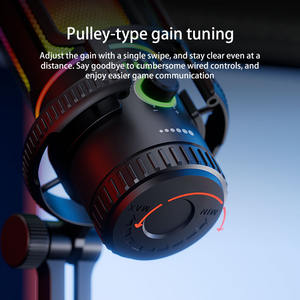 Micrófono de Condensador USB RGB, Micrófono para Streaming y Juegos, Plug&Play, Compatible con Windows/<span class=keywords><strong>MAC</strong></span> para Grabación en Estudio - Product Image 5