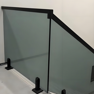 Valla de Vidrio Sin Marco con Abrazaderas, Personalizada y Profesional, de Acero Inoxidable SS2205 316 304 para Edificios de Oficinas, Restaurantes y Hoteles - Product Image 1