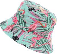 Sombrero de Pescador con Estampado de Panda Personalizado, Gorra de Algodón con Logotipo Bordado de Dibujos Animados, Gorra Reversible y Transpirable para Niños, para Campamento y Actividades al Aire Libre