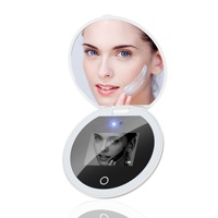 Nouvelle Arrivée Miroir Intelligent à Caméra UV Rechargeable pour Maquillage de Voyage avec Lumière, Test de Crème Solaire et Protection de la Peau