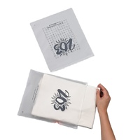 Sac à fermeture éclair givré imprimé en héliogravure personnalisé, pochette en plastique LDPE refermable, emballage recyclable pour l'envoi postal