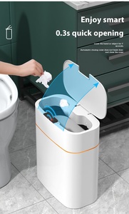 Buona qualità intelligente per il miglioramento della casa 16l ricaricabile automatico rilevamento intelligente bidone della spazzatura - Product Image 3