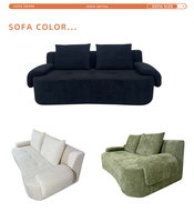 Canapé compressé 3 places design moderne, modulaire sous vide, avec coussin en éponge de haute qualité, vide