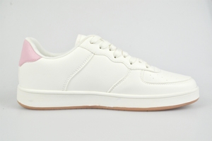 Sneakers de mode pour femmes personnalisées OEM, baskets blanches pour un usage quotidien, design de chaussures de marche pour femmes - Product Image 2