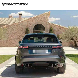 Kit carrosserie pour <span class=keywords><strong>Velar</strong></span> Upgrade to <span class=keywords><strong>SVA</strong></span> Style Look Auto Parts Tuning Bumpers Grille Muffler Tips Replacement - Product Image 4
