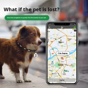 Globale <span class=keywords><strong>GPS</strong></span>-honden- en kattenhalsband met anti-verlies functie, waterdicht (IP67), 4G netwerk <span class=keywords><strong>tracking</strong></span> en positionering. - Product Image 2