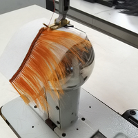 Machine à coudre industrielle pour la fabrication de perruques avec pied marcheur, multifonctionnelle, en acier inoxydable RN-810JF