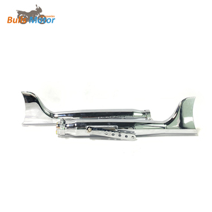 Silenciador de Escape de Motocicleta <span class=keywords><strong>Cromado</strong></span> de Cola de Pez Vintage de Gran Venta para Harley Softail Touring - Product Image 4