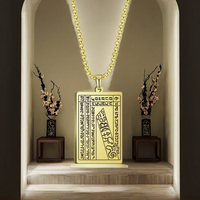 Nouveau Pendentif Sacramentaire Chrétien Catholique Croix Romaine Religieuse en Acier Inoxydable Tendance, Médaille de Saint Benoît, Cadeau