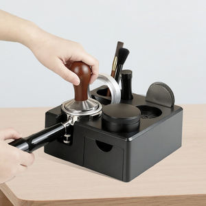 Caja de Almacenamiento Multifuncional para Utensilios de Café ABS, Prensa de Polvo para Tela de Escritorio, Soporte Universal Ajustable de 51/58 mm - Product Image 4