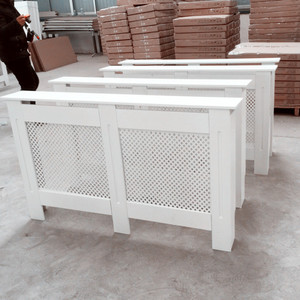 Wholesale UK Market Popular All Size White /Unfinished Modern Traditional <strong>Wood</strong> Grill <strong>Radiator</strong> <strong>Cover</strong> - Product Image 4