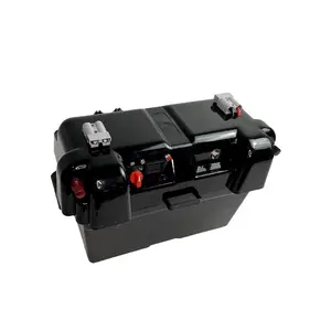 High quality portable plastic 12V waterproof automotive battery box