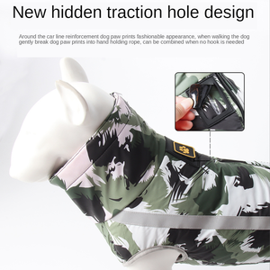 Nouveau automne hiver luxe mignon Sport populaire réfléchissant chaud vestes pour grands chiens épais polaire fourrure taille moyenne échantillon gratuit - Product Image 3