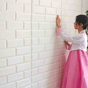 ค่าใช้จ่ายของFauxอิฐผนังสติ๊กเกอร์สกิน,3d Foamwallpaperคุณภาพสูง - Product Image 2