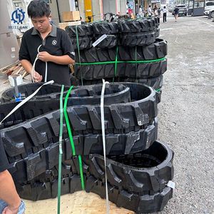 Chenille <span class=keywords><strong>en</strong></span> caoutchouc 400x72.5W72 320x86x53 554112D1 (554090D1) pour finisseur AP-1055D 289-8490 460*225*36 460x225x36 - Product Image 6