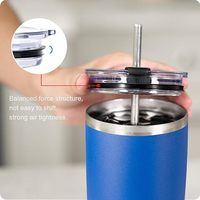 Gobelet isotherme pour café glacé 30oz en acier inoxydable, tasse à infusion froide sous vide, mug de voyage réutilisable, anti-fuite, maintien thermique 6-12h