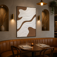 Panneaux muraux décoratifs en MDF sur mesure, revêtement en pierre, relief 3D, design moderne pour la maison, l'hôtel, le bureau, l'usine, vente en gros