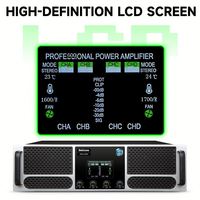 Amplificateur de puissance Bekboes Supplier 3U 2*1200 Watts, deux canaux, amplificateur puissant, transistors d'origine, amplificateur professionnel