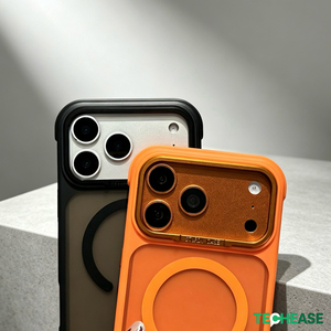 Coque de téléphone magnétique, toucher doux, anti-chute, pare-chocs en TPU et PC avec béquille rétractable métallique pour iPhone 15 Pro Max - Product Image 6