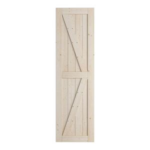 WEKIS Luxury Interior Solid Wood Barn <b>Door</b> Hardware Set with Fiberglass <b>Screen</b> Power Coated Noiseless Sliding Barn <b>Door</b> Black - Product Image 4