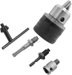 3 pièces 1,5-13 mm, adaptateur pour mandrin 1/2-20UNF SDS, jeu de clés pour mandrin de perceuse avec adaptateur SDS-plus pour marteau perforateur - Product Image 5