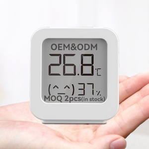 Chambre intérieure Mini Clean Reader Hygrothermographe Lcd Grand écran Moniteur à chiffres Compteur Hygromètre Capteur <span class=keywords><strong>de</strong></span> température et d'humidité - Product Image 1