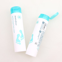 Tube à presser en plastique PE Transparent écologique, 50 pièces, crème pour les mains, Lotion corporelle, doux, emballage cosmétique