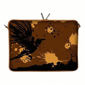 เคสโน้ตบุ๊กนีโอพรีนสีน้ำตาลสำหรับฮาโลวีน  ซองใส่แล็ปท็อปกันน้ำ กันกระแทก  ออกแบบได้ตามต้องการ ใส่รูปภาพหรือข้อความเป็นของขวัญ - Product Image 1