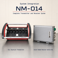 Télécommande pour camion pompe à béton NM-014 avec temps de réponse inférieur ou égal à 20 ms et options d'alimentation 12V 24V