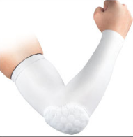 Custom Men Sport <strong>Basketball</strong> Golf Cycling Anti-collision Honeycomb Elbow Pad Arm <strong>Sleeve</strong> - Product Image 3