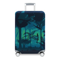 Vente en gros Housse de protection de bagage personnalisée de haute qualité Motif géométrique Housse de valise Fermeture à glissière élastique Protection