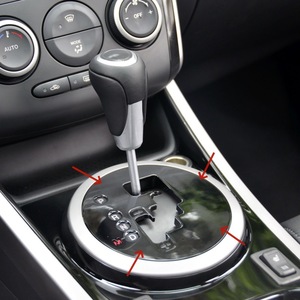 Mazda CX-7 Gear Indicator Panel PRND Cover EH42-64-350 EH44-64-350 <b>ABS</b> Dash Frame Kit - Product Image 3
