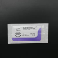 Fil de suture chirurgical 910, médical, jetable, absorbable, polyglactine PGA, sutures vétérinaires