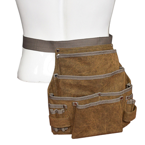 Giá Thấp Heavy Duty Leather <span class=keywords><strong>Tool</strong></span> Bag <span class=keywords><strong>Pouch</strong></span> Với Vành Đai Cho Thợ Mộc/Thợ Điện/Người Siêng Năng Của Điện Kit Làm Việc - Product Image 4