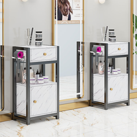 Chariot de Salon Doré Dernière Génération 2026 – Chariot de Beauté Amovible pour Rangement de Maquillage