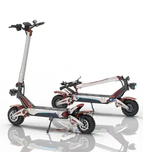 N6 e scooter 52V 23.4Ah off road mantis electric city bike scooter dual motor 10 in tire scooter