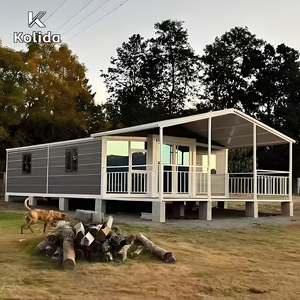 20ft 40ft Modernes, massives, verzinktes, tragbares, mobiles, vorgefertigtes, ausklappbares Containerhaus mit zwei Flügeln - Product Image 4