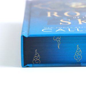 Impresión de Libros de Tapa Dura Gruesa Personalizada con Bordes Pulverizados con Patrones, Novela de Fantasía de Lujo con Tapa Dura y Lámina Dorada - Product Image 5