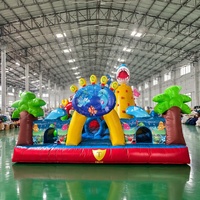 Toboggan aquatique gonflable commercial avec piscine, toboggan en PVC pour enfants et adultes, prix de gros direct usine à vendre