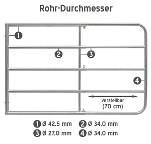 90cm galvanizli mera çit kapısı ayarlanabilir kapı - Product Image 6