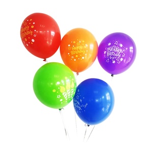Ballon publicitaire d'entreprise personnalisé de 12 pouces, gonflable, 1 couleur, impression d'écran sur 1 face, ballon en latex avec logo DIY - Product Image 3