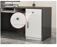 Bureau d'accueil minimaliste moderne pour petits bars Comptoir pour caisse enregistreuse pour magasins de vêtements Boutiques de thé au lait Beauté
