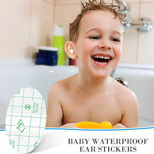 Parches impermeables para los oídos de bebés, para nadar, bañarse, ducharse, protectores de oídos impermeables, fundas para los oídos, película de PU - Product Image 1