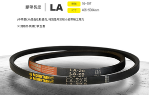 Courroie trapézoïdale en caoutchouc de type LA Premium Lite-Power 16''-197'' pour les appareils ménagers, les lave-linge, les sèche-linge, les petits équipements de cuisine - Product Image 2