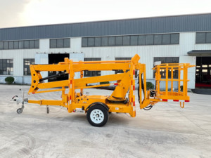 Platform Kerja Udara Konstruksi Ce Iso, <span class=keywords><strong>Boom</strong></span> Nacelle Elevatrice yang Dapat Diderek, <span class=keywords><strong>Lift</strong></span> <span class=keywords><strong>Boom</strong></span> 10-22m - Product Image 5